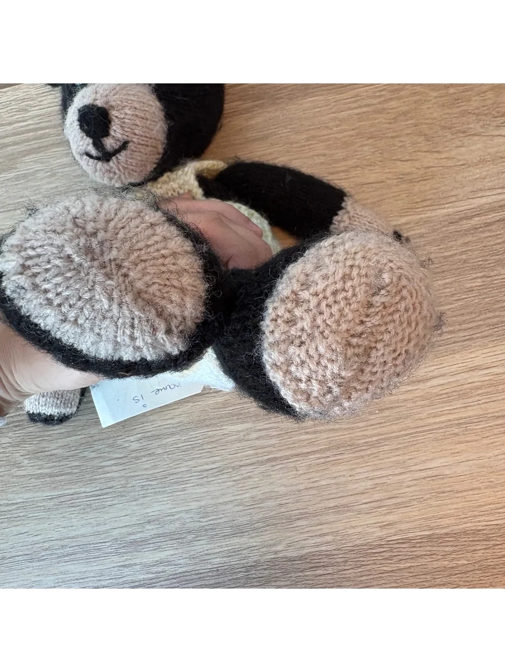Handmade Knitted Teddy Bear “William” Artist Bear Stuffed Animal Plush 14”